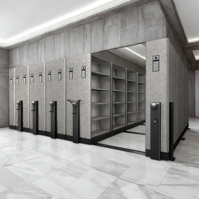 Lemari Arsip & Rak Arsip Lemari Berkas Arsip ALBA MF AUM 404 | Mobile File Mechanic ALBA METAL OSCARLIVING