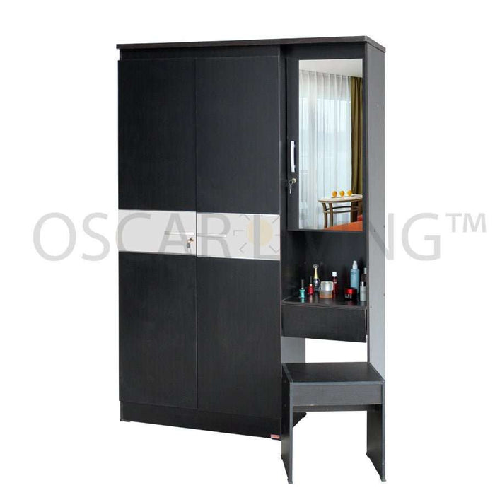 LEMARI PAKAIAN - WARDROBE Lemari Pakaian dan Meja Rias Lunar LPT318 LUNAR OSCARLIVING