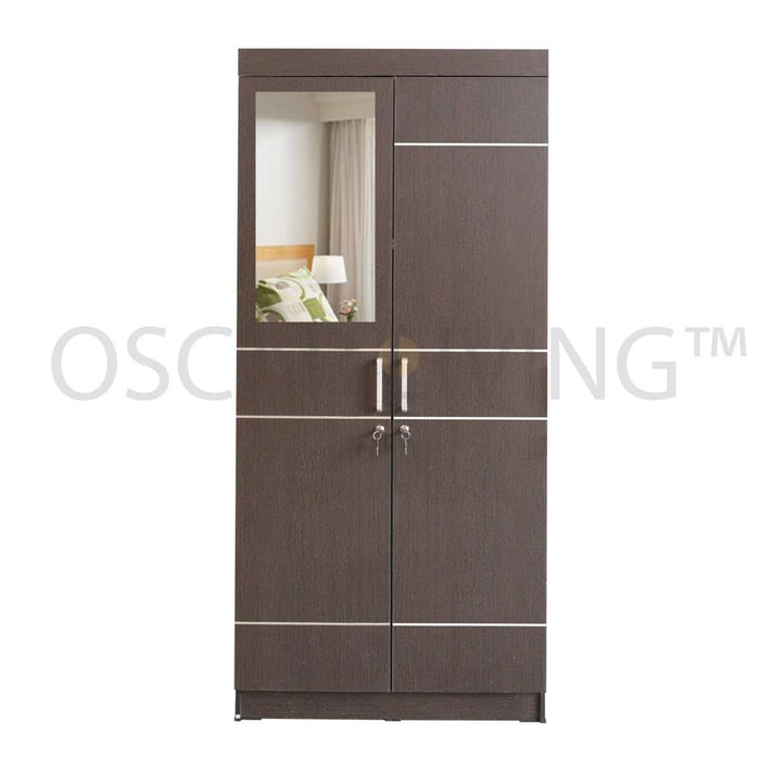 LEMARI PAKAIAN - WARDROBE Lemari Pakaian Lunar CLS201 Cermin LUNAR OSCARLIVING