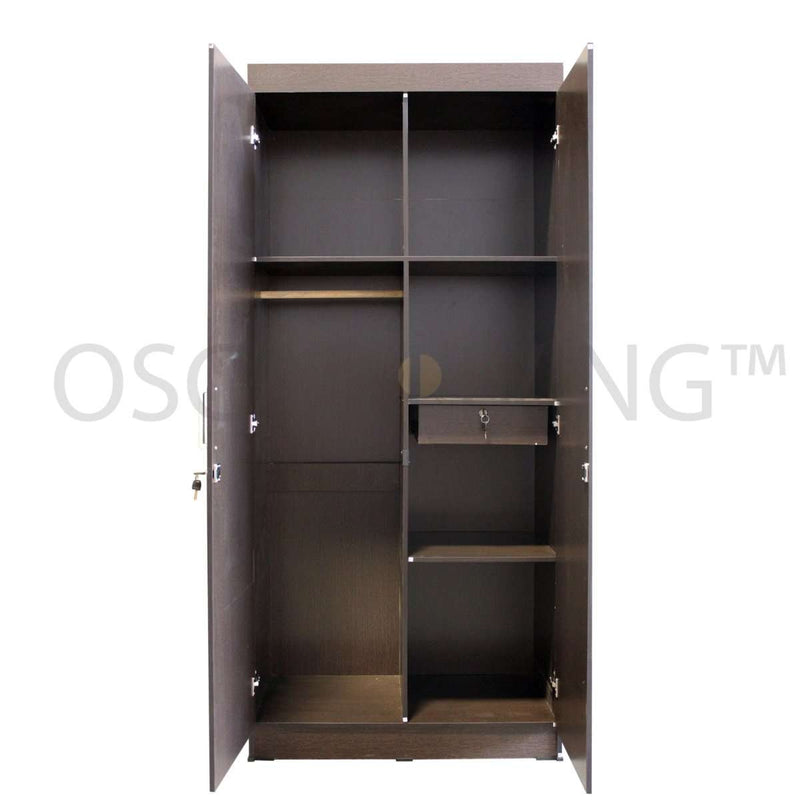 LEMARI PAKAIAN - WARDROBE Lemari Pakaian Lunar CLS201 Cermin LUNAR OSCARLIVING