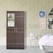 LEMARI PAKAIAN - WARDROBE Lemari Pakaian Lunar CLS201 Cermin LUNAR OSCARLIVING