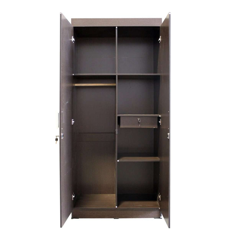 LEMARI PAKAIAN - WARDROBE Lemari Pakaian Lunar CLS201 Tanpa Cermin LUNAR OSCARLIVING