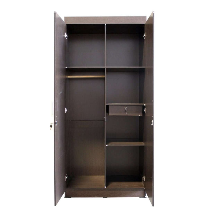 LEMARI PAKAIAN - WARDROBE Lemari Pakaian Lunar CLS201 Tanpa Cermin LUNAR OSCARLIVING