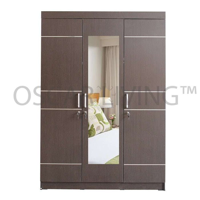 LEMARI PAKAIAN - WARDROBE Lemari Pakaian Lunar CLS301 Cermin LUNAR OSCARLIVING