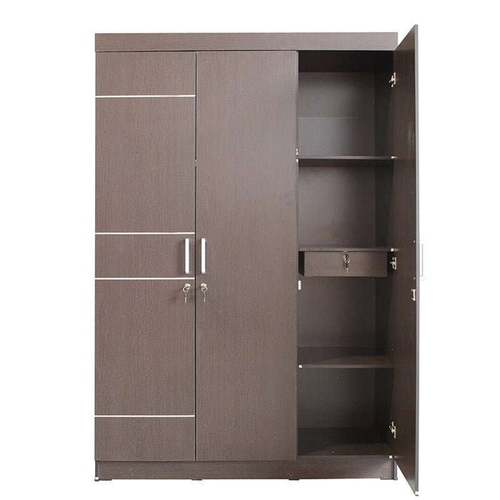 LEMARI PAKAIAN - WARDROBE Lemari Pakaian Lunar CLS301 Tanpa Cermin LUNAR OSCARLIVING