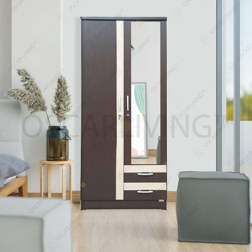 LEMARI PAKAIAN - WARDROBE Lemari Pakaian Lunar LPT029 LUNAR OSCARLIVING