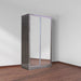 LEMARI PAKAIAN - WARDROBE Lemari Pakaian OLIV 2 PT Sliding HPL Gloss | Sliding OLIV OSCARLIVING
