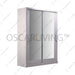 LEMARI PAKAIAN - WARDROBE Lemari Pakaian OLIV 2 PT Sliding HPL Doff | Jumbo Sliding OLIV OSCARLIVING
