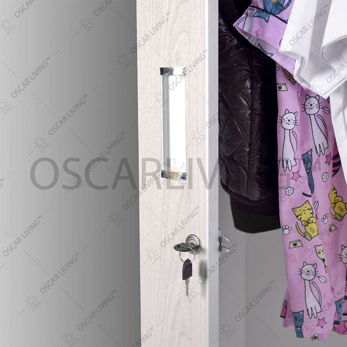 LEMARI PAKAIAN - WARDROBE Lemari Pakaian OLIV 2 PT Sliding HPL Doff | Jumbo Sliding OLIV OSCARLIVING