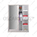 LEMARI PAKAIAN - WARDROBE Lemari Pakaian OLIV 2 PT Sliding HPL Doff | Jumbo Sliding OLIV OSCARLIVING