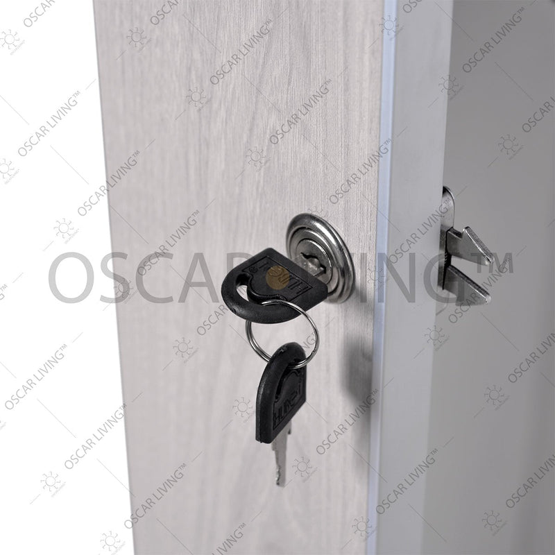 LEMARI PAKAIAN - WARDROBE Lemari Pakaian OLIV 2 PT Sliding HPL Doff | Jumbo Sliding OLIV OSCARLIVING