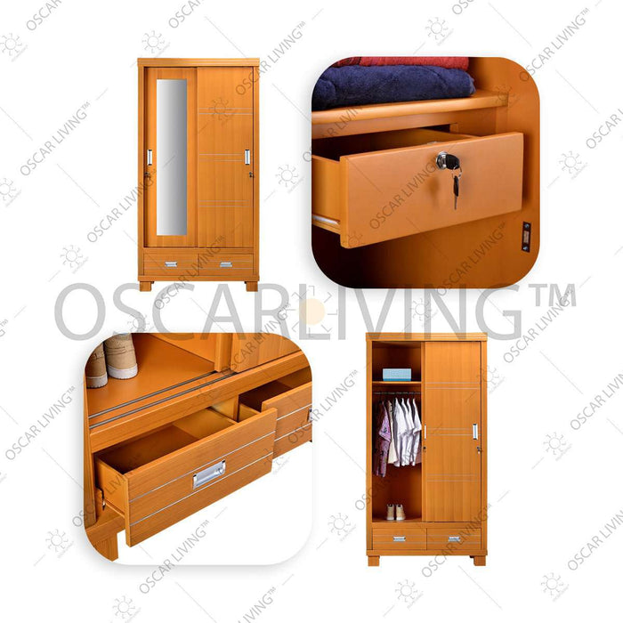 LEMARI PAKAIAN - WARDROBE Lemari Pakaian OLIV Lamona ITO LP 2 PT Sliding OLIV OSCARLIVING
