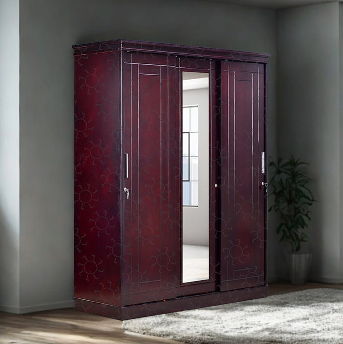 LEMARI PAKAIAN - WARDROBE Lemari Pakaian Starmax Caren 3 Pintu STARMAX OSCARLIVING