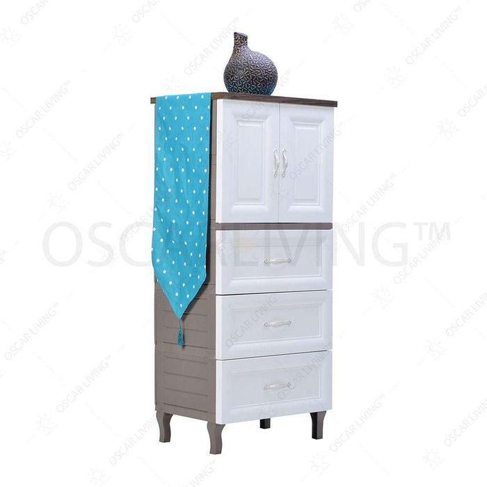 LEMARI PLASTIK - PLASTIC WARDROBE Lemari Pakaian Olymplast OLC1P3L OLYMPLAST OSCARLIVING