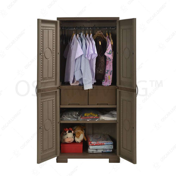 LEMARI PLASTIK - PLASTIC WARDROBE Lemari Pakaian Olymplast OMC ST01 Graha OLYMPLAST OSCARLIVING