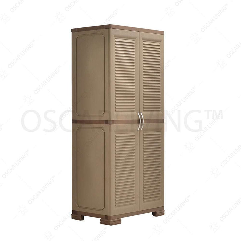 LEMARI PLASTIK - PLASTIC WARDROBE Lemari Pakaian Olymplast OMC ST01 Jalusi OLYMPLAST OSCARLIVING