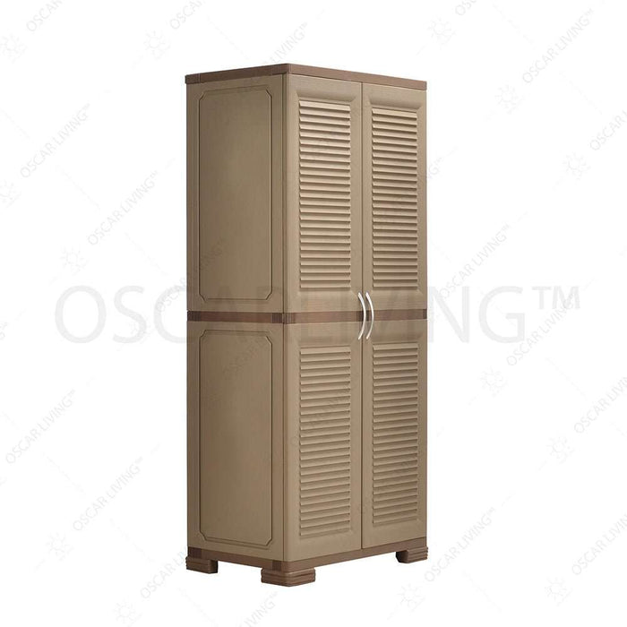 LEMARI PLASTIK - PLASTIC WARDROBE Lemari Pakaian Olymplast OMC ST01 Jalusi OLYMPLAST OSCARLIVING