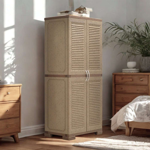 LEMARI PLASTIK - PLASTIC WARDROBE Lemari Pakaian Olymplast OMC ST01 Jalusi OLYMPLAST OSCARLIVING