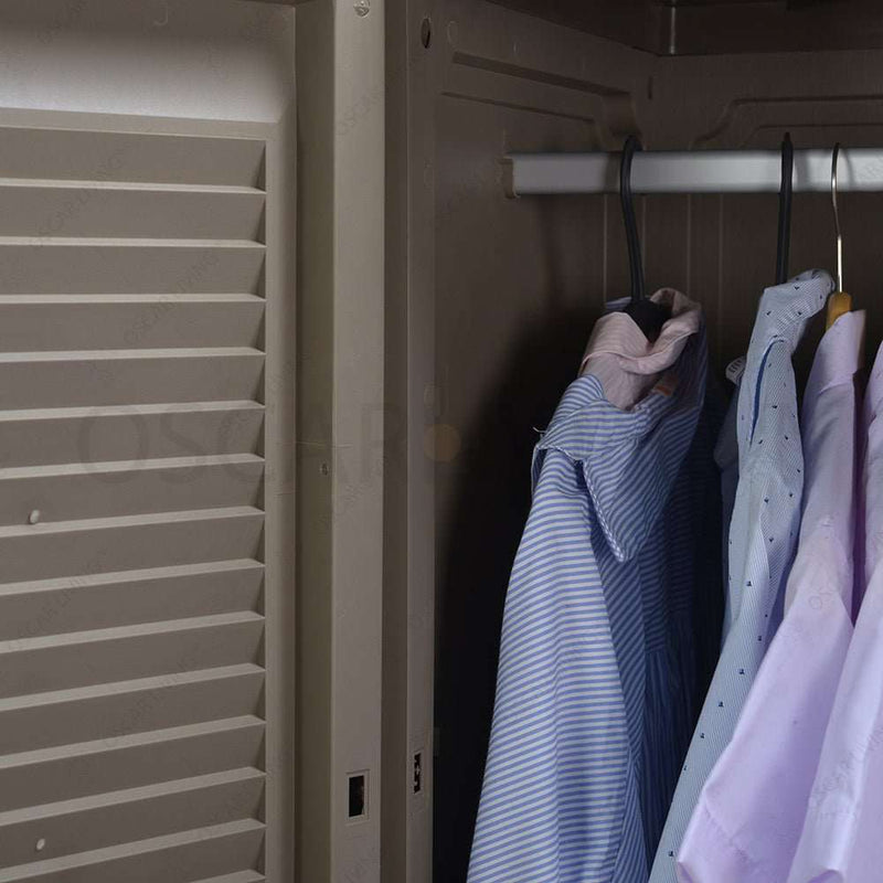 LEMARI PLASTIK - PLASTIC WARDROBE Lemari Pakaian Olymplast OMC ST01 Jalusi OLYMPLAST OSCARLIVING