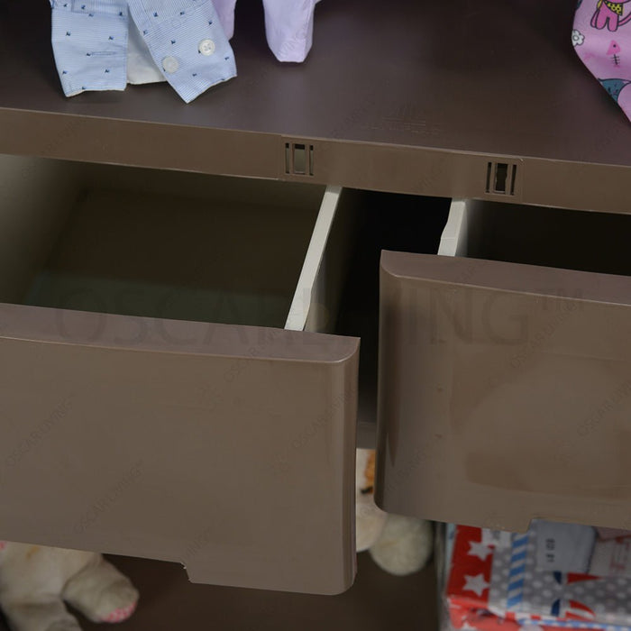 LEMARI PLASTIK - PLASTIC WARDROBE Lemari Pakaian Olymplast OMC ST01 Jalusi OLYMPLAST OSCARLIVING