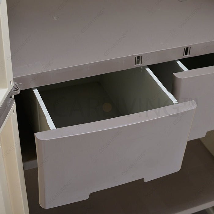 LEMARI PLASTIK - PLASTIC WARDROBE Lemari Pakaian Olymplast OMC ST02 OLYMPLAST OSCARLIVING
