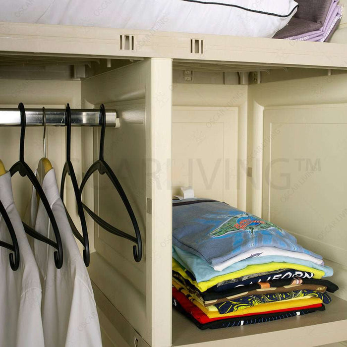 LEMARI PLASTIK - PLASTIC WARDROBE Lemari Pakaian Olymplast OTC 2PLST2 Modern OLYMPLAST OSCARLIVING