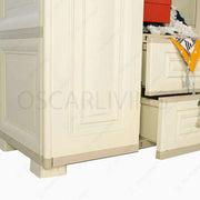 LEMARI PLASTIK - PLASTIC WARDROBE Lemari Pakaian Olymplast OTC 2PLST2 Modern OLYMPLAST OSCARLIVING
