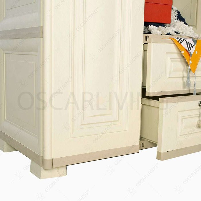 LEMARI PLASTIK - PLASTIC WARDROBE Lemari Pakaian Olymplast OTC 2PLST2 Modern OLYMPLAST OSCARLIVING