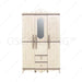 LEMARI PLASTIK - PLASTIC WARDROBE Lemari Pakaian Olymplast OTC 3PLST2 Classic OLYMPLAST OSCARLIVING