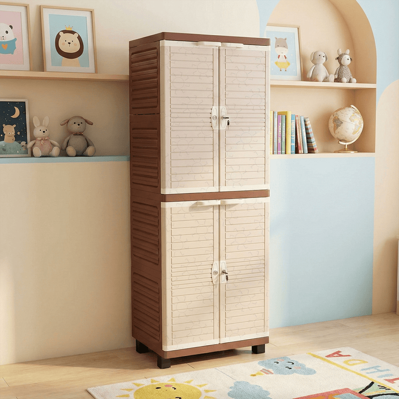 LEMARI PLASTIK - PLASTIC WARDROBE Lemari Plastik Kingstar Mocca KSM Series KINGSTAR OSCARLIVING