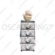 LEMARI PLASTIK - PLASTIC WARDROBE Lemari Plastik Miami Laci Milaci Motif Pirates | Plastic Drawer MIAMI OSCARLIVING