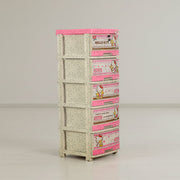 LEMARI PLASTIK - PLASTIC WARDROBE Lemari Plastik Napolly SFC2 Motif Helokity | Plastic Wardrobe NAPOLLY OSCARLIVING