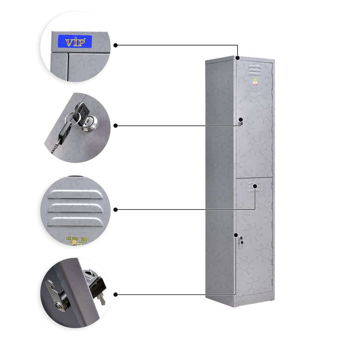 Loker Besi Loker Besi VIP V402 | 2 Pintu VIP OFFICE OSCARLIVING