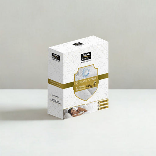 Mattress Protector Cover Pelindung Kasur Kingkoil Sleep Guard Organic Cotton | Mattress Protector KINGKOIL OSCARLIVING