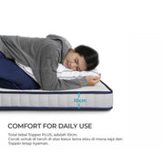 Mattress Topper Lapisan Kasur Quantum Mattress Topper Plus 10 cm QUANTUM OSCARLIVING