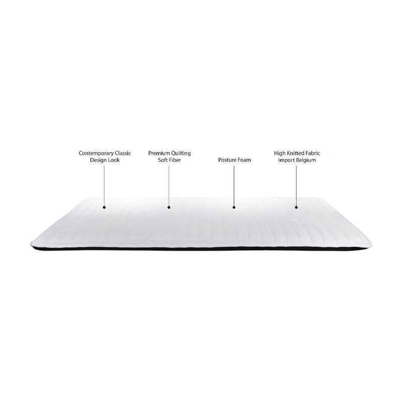 Mattress Travel Kasur Lipat Alga Travel Bed Jacquard ALGA OSCARLIVING