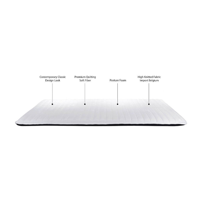 Mattress Travel Kasur Lipat Alga Travel Bed Jacquard ALGA OSCARLIVING