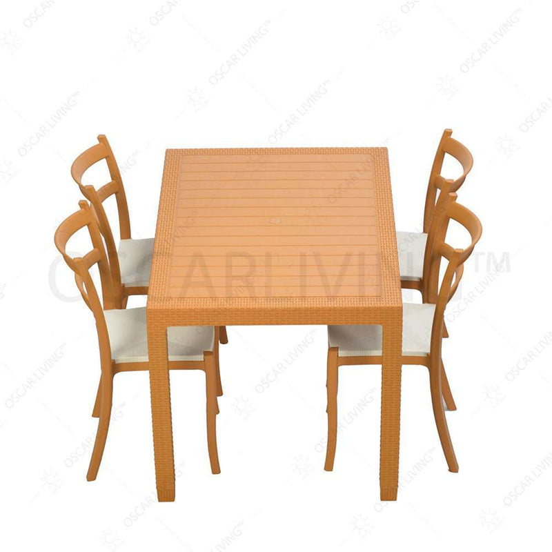MEJA DAN KURSI Meja Makan Olymplast ODT - R dan Kursi OL608 OLYMPLAST OSCARLIVING