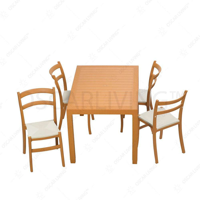 MEJA DAN KURSI Meja Makan Olymplast ODT - R dan Kursi OL608 OLYMPLAST OSCARLIVING