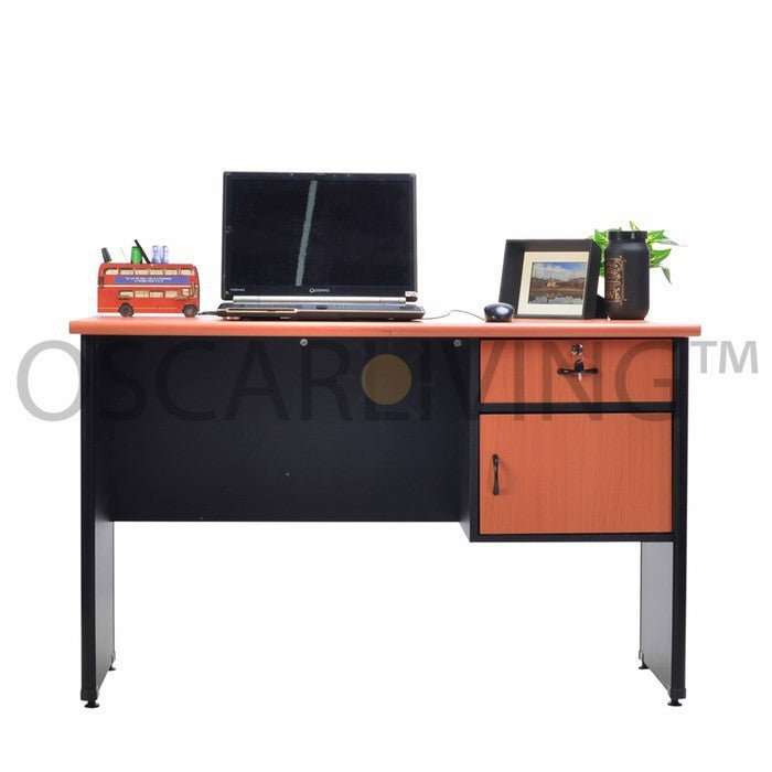 MEJA KANTOR - OFFICE DESK Meja Kantor 1/2 BIRO Lunar LMK1260 L1 + 1 Pintu LUNAR OSCARLIVING