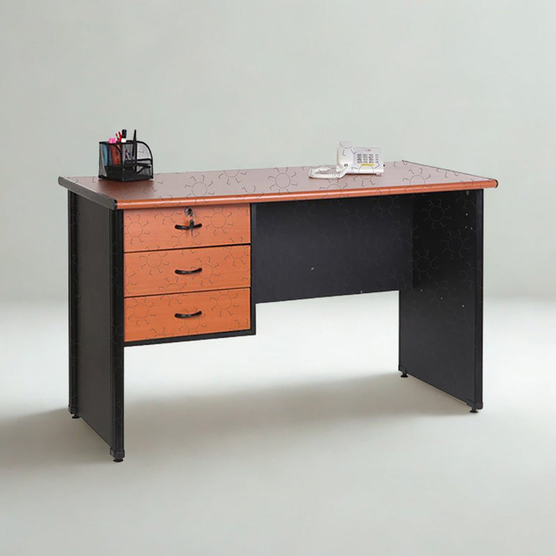 MEJA KANTOR - OFFICE DESK Meja Kantor 1/2 Biro Lunar LMK1260 L3 LUNAR OSCARLIVING