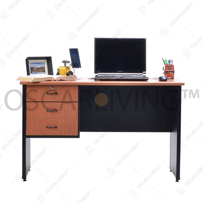 MEJA KANTOR - OFFICE DESK Meja Kantor 1/2 Biro Lunar LMK1260 L3 LUNAR OSCARLIVING