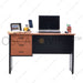 MEJA KANTOR - OFFICE DESK Meja Kantor 1/2 Biro Lunar LMK1260 L3 LUNAR OSCARLIVING