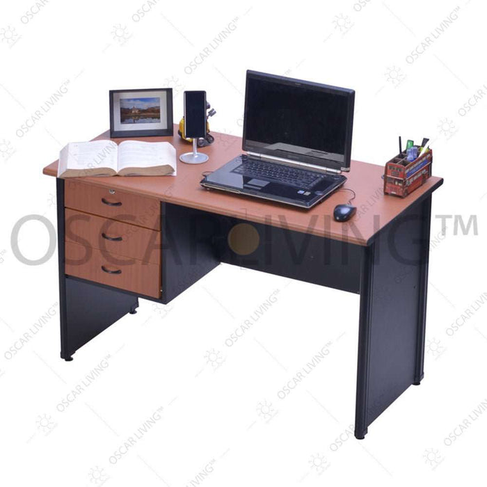 MEJA KANTOR - OFFICE DESK Meja Kantor 1/2 Biro Lunar LMK1260 L3 LUNAR OSCARLIVING