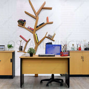 MEJA KANTOR - OFFICE DESK Meja Kantor 1/2 Biro Lunar LMK1260 Tanpa Laci LUNAR OSCARLIVING