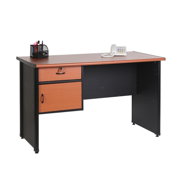 MEJA KANTOR - OFFICE DESK Meja Kantor 1/2 BIRO Lunar LMK1275 L1 + 1 Pintu LUNAR OSCARLIVING
