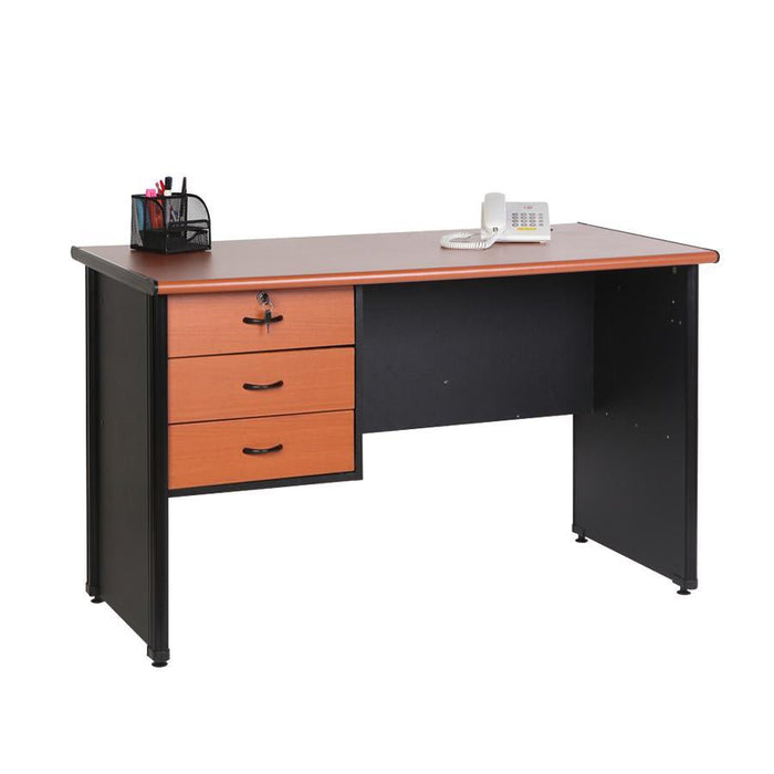 MEJA KANTOR - OFFICE DESK Meja Kantor 1/2 Biro Lunar LMK1275 L3 LUNAR OSCARLIVING
