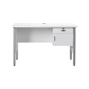 MEJA KANTOR - OFFICE DESK Meja Kantor 1/2 Biro Lunar MKS126 LUNAR OSCARLIVING