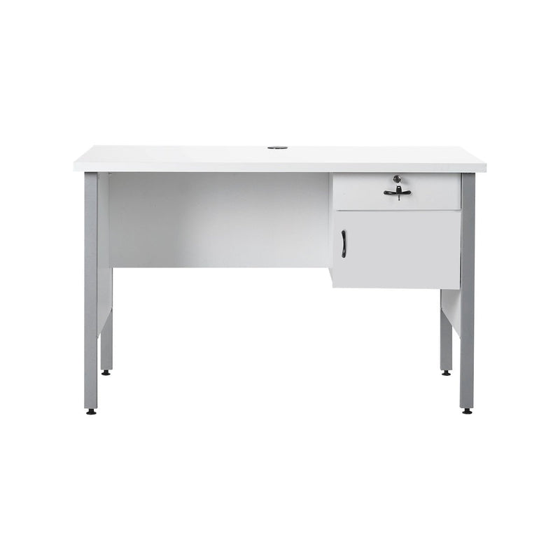 MEJA KANTOR - OFFICE DESK Meja Kantor 1/2 Biro Lunar MKS126 LUNAR OSCARLIVING