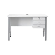 MEJA KANTOR - OFFICE DESK Meja Kantor 1/2 Biro Lunar MKS126 LUNAR OSCARLIVING